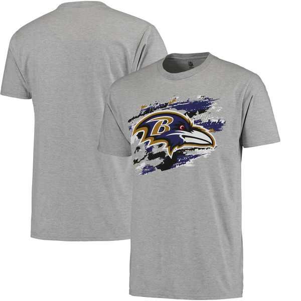 Men's Baltimore Ravens NFL Pro Line True Color T-Shirt Heathered Gray,We sell and wholesale Men's Baltimore Ravens NFL Pro Line True Color T-Shirt Heathered Gray on line form chian!